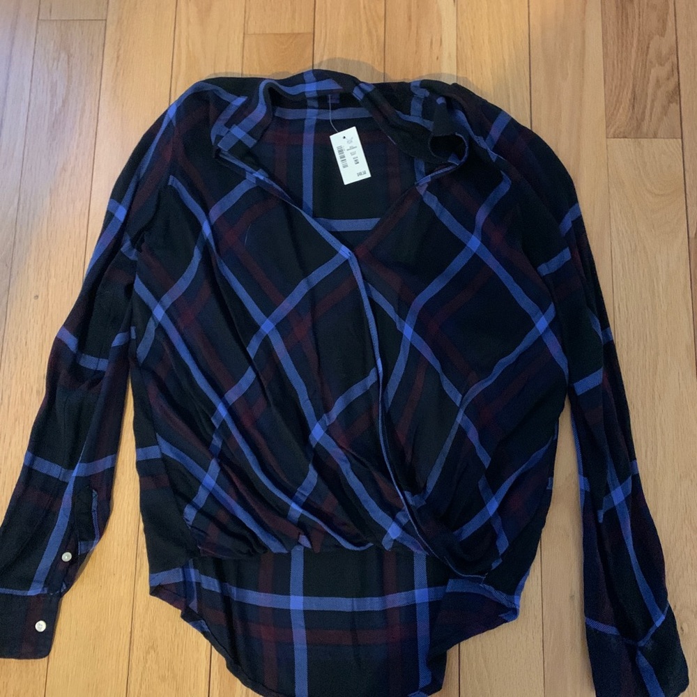 BRAND NEW flannel top